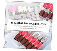 ELAYARD 11Pcs Nail Drill Bits Metal Manicure Grinding Tool with Sanding Heads for Dead Skin Removal Fingernails and Toenails Reshaping Professional and Beginner Use