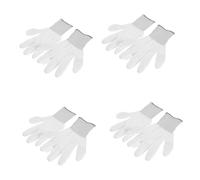 ELAYARD 12 Pairs PU Coated Static Quilting Gloves Lightweight Breathable Nylon with Fully Coated Fingertips for Electronics Lab Hospitals Gardening and Sewing Work