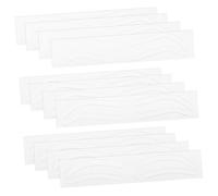 ELAYARD 12 Sheets Disposable Eyebrow Stencils Adhesive Brow Shaping Stickers for Effortless Symmetrical Brows Soft Paper Material Lightweight and Comfortable Suitable for Makeup Tattooing