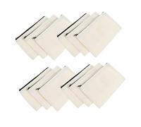ELAYARD 12pcs Cosmetic Bag Sublimation Blank Bag for DIY Portable Travel Makeup for Cosmetic Organisers and Makeup Organiser Storage The Go
