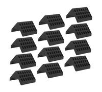 ELAYARD 12pcs Edge Protectors for Furniture Table Tennis Edge Protector Proofing Cabinets Anti-collision Corner Corner Anti-collision Pad Black