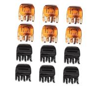 ELAYARD 12pcs Medium Small Hair Jaw Clips for Women Non-slip Hair Claw Clips Portable Clasps for Daily Use and Various Black and Tortoiseshell Colors