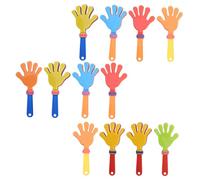 ELAYARD 12PCS Plastic Hand Clapper Noisemakers Party Favors for Teens Adults Lightweight Fun Accessories for Concerts Carnivals and Festivals Random Color