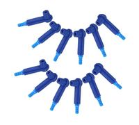 ELAYARD 12pcs Pneumatic Vacuum Brake Fluid Bleeder Kit with Exchange Adapters for Accurate Quick Car Brake Oil Changes for Vehicle Maintenance