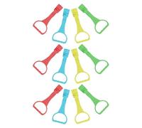 ELAYARD 12pcs Pull Up Rings Walking Assistant Safety Stand Rings for Exercise Secure Grip Nursery Gymnastics to Boost Confidence and Support Independent Movement