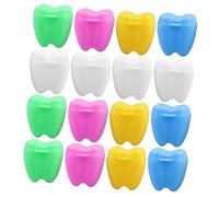 ELAYARD 12Pcs Tooth Box Keepsake Container for Newborns Portable Lost Teeth Storage Saver with Multi Color Mix Childhood