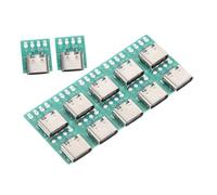 ELAYARD 12pcs USB C Pcb Converter Board for Fast Stable Data Transmission USB C Receptacle Adapter DIY Accessory Reliable Wire Connector for Home and Office Use