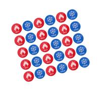 ELAYARD 15 Pairs Bathroom Water Heater Logo Bathroom Stickers Self Stick Hot Sign Did You Wash Your Hands Sign Square Water Sticker Indicator Label Bathtub Acrylic