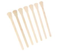 ELAYARD 150Pcs Disposable Wooden Waxing Spatulas Original Color Hair Removal Sticks for Home Salon Use for Hot Wax and Strip Wax Applications Odorless and Skin Friendly Wax