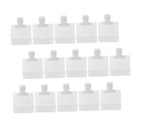 ELAYARD 15pcs Cosmetics Trial Pack Travel Pouches Professional Squeeze Bags Portable Reusable Lotion Accessories for Makeup Storage