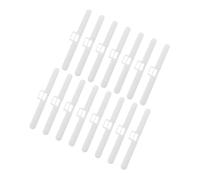 ELAYARD 15pcs Double Hole Vertical Blind Slat Holders Plastic Replacement Parts for Double Hung Blinds Easy Install Repair Tabs for Window Curtains Accessories