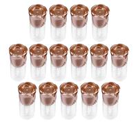 ELAYARD 15pcs Gold Lip Gloss Tubes Refillable Empty Lip Balm Containers Diy Balms Bottles for Girls Makeup Craft Packaging