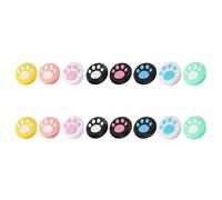 ELAYARD 16pcs Silicone Cat Claw Cover Protection Joystick Caps Paw Pattern Joystick Covers Compatible Controller for Gaming