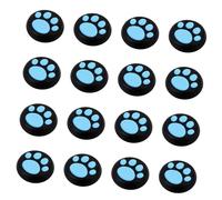 ELAYARD 16pcs Silicone Joystick Caps Unique for Game Controllers Nonslip Game-pad Cases Comfortable Wear-resistant Easy to Assemble Compatible