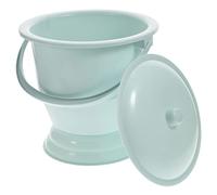 ELAYARD 1PC Thickened Piss Pot with Lid Durable Chamber Pot Non Slip Base Urine Bucket for Home Use Practical Spittoon for Adults Easy to Sterilize