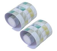 ELAYARD 1set Checked Bulletin Board Borders Self-adhesive Chalkboard Wall Decal Trim for Classroom and Office Peel and Stick Pvc Edging for Notice Boards School Display Decoration 2rolls