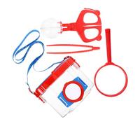 ELAYARD 1set Insect Observation Box Kit for Boys and Girls Double Lens Magnifier Scissors and Tweezers for Outdoor Exploration and Insect Collecting Activities