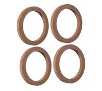 ELAYARD 2 Pairs Car Speaker Spacer Rings High Density Speaker Insulation Mounting Adapter for Vehicles Soundproof Bass Seal and Vibration Reduction