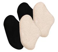 ELAYARD 2 Pairs Self-Adhesive Heel Cushion Inserts Soft 5d Heel Grips Protector Pads Comfortable Anti-Slip for Blister Prevention Suitable for Women’s Shoes