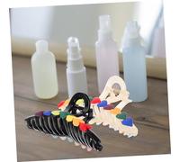ELAYARD 2 pcs Large Heart Hair Claw Clips for Women Cute Decorative Jaw Clips Transparent Black Strong Hold for Thick Fine Hair for Parties Weddings Everyday Use