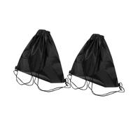 ELAYARD 2 Pcs Oxford Drawstring Backpack for Men Women Motorcycle Helmet Bag with Tight Closure Lightweight Cinch Sack for Basketball Travel Fitness and Outdoor Activities