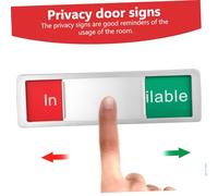 ELAYARD 2 Pcs Sliding Vacant Occupied Signs for Office Restrooms and Conference Rooms Dual-use Privacy Door Indicators with User-friendly Design Communication for Efficient Space