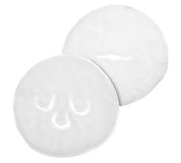 ELAYARD 2 Pcs Soft Coral Fleece Face Mask Towels with Single Triple Buttons Hot Compress Facial Towels for Skincare Makeup Removal and Beauty Facials and Gentle Skin