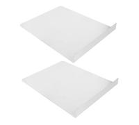 ELAYARD 2 pcs Stainless Steel Wall Mount Kitchen Sink Splash Guard Side Splash Protector Rust Resistant for Sink Easy to Clean and Install Practical for Kitchen Use