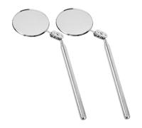 ELAYARD 2 Pcs Telescoping Inspection Mirror Extendable Flexible Rotatable Mechanics Mirror with Round Lens for Vehicle Chassis and Pipe Detection Durable Construction for Clear Visibility