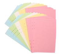 ELAYARD 2 Sets A5 Lined Loose Leaf Refill Paper for 6-Hole Notebook Binder Inserts, 100 Sheets Planner Refills for School Diary Office Organizer