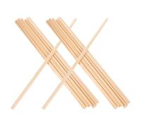 ELAYARD 20pcs 6mmx30cm Triangle Wood Molding Strips Unfinished Wooden Window Trim for DIY Craft, Corner Trim and Screen Frame Edge Decoration