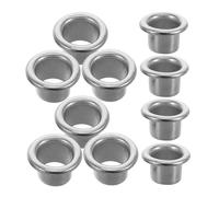 ELAYARD 20pcs 9x9mm Drum Air Vents for Snare Drum and Bass Metal Ventilation Valves Percussion Instrument Breathers Suitable for Marching Kits