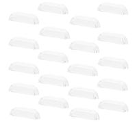 ELAYARD 20pcs Acrylic Cabinet Pull Handles Drawer Knobs Kitchen Cupboard Door Knobs for Home and Office Use