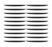 ELAYARD 20pcs Black Car Door Edge Guards Bumper Protector Strips Anti-collision Automotive Door Edge Protective Pads for Vehicle Impact Protection