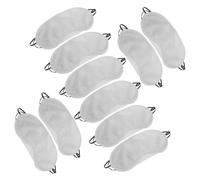 ELAYARD 20pcs Breathable Disposable Sleep Masks for Teens and Adults Light Blocking Eye Covers with Contoured Fit for Comfortable Rest for Travel Home Shift Work and Flight Use