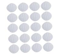 ELAYARD 20pcs Breathable Nursing Pads for Mothers Breastfeeding Pads with Strong Absorption Reusable Covers Soft White Breast Protectors