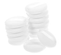 ELAYARD 20pcs Comfortable Girl Cosmetics Powder Puff Soft Velour Makeup Pads for Face Foundation and Loose Setting Powder Application Random Color