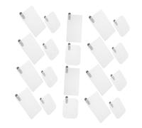 ELAYARD 20pcs Dash Cam Electrostatic Stickers for Windshield Pet Static Protective Film with Multiple Residue Adhesion Transparent Flexible Stickers for Car Glass Mounting