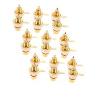 ELAYARD 20PCS Female Speaker Banana Plugs Connectors Audio Terminal Adapter for DIY Home Theater Amplifiers Professional Sound Systems with Easy Use Binding Posts