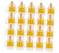 ELAYARD 20pcs Funky Beer Mug Hair Clips Alligator Duckbill Barrettes for Women Party Photo Props Cheers Drinks Hair Accessories