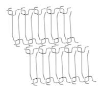 ELAYARD 20pcs Heavy Duty Iron Pegboard Hooks for Garage Wall Organization Strong Utility Tool Hangers Shelving Hooks for Home Workshop and Workplace Peg Board Storage