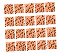 ELAYARD 20PCS Leopard Print Disposable Party Napkins with Creative Embossing Durable Texture for Spill Management Orange Animal Theme Paper Towels for Birthday and Celebration Gatherings