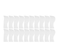 ELAYARD 20pcs Plastic Hair Waxing Removal Tools with Smooth Edged Spatulas for Depilatory Cream Application and Mask Scraping Wax Applicator Sticks for Face Legs Body Portable Travel Hair