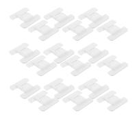 ELAYARD 20Pcs Proof Cabinet Locks for Safety White Adhesive Safety Locks for Kitchen Cupboards Drawers and Fridge ’S Cabinet Door Latches for Home Protection