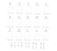ELAYARD 20pcs Refillable Travel Squeeze Bag Pouches for Lotion Shampoo Leakproof Shampoo Liquid Spout Bags
