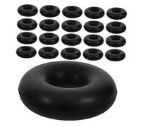 ELAYARD 20pcs Rubber Gym Cable Pulley Rings Wear Stoppers for Fitness Equipment Easy Install Secure Fit Cable Attachment for Home and Commercial Gyms