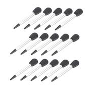 ELAYARD 20pcs Silicone Makeup Brush Microphone Shaped Lip Brush Eyeshadow Applicator for Cosmetic Application for Beginners Professionals