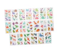 ELAYARD 20sheets Cute Temporary Dinosaur Stickers for Boys Girls Boys and Girls Makeup Stickers Fast Transfer Paper