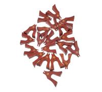 ELAYARD 21 Pcs Guzheng Bridges Set, Natural Solid Rosewood Wooden Support Pillars for Guzheng Instrument Replacement and Sound Enhancement, Light Brown Finish for Traditional Chinese