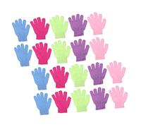 ELAYARD 24pcs Bathing Gloves Exfoliating Shower Gloves for Deep Skin Care Suitable for Daily Bathing Random Color
